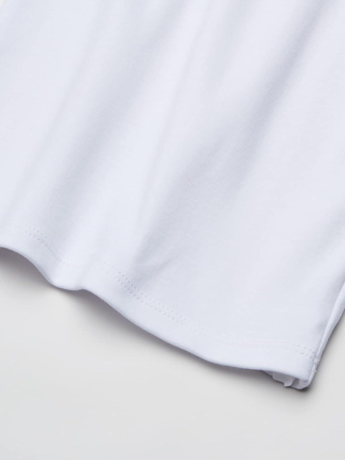 imageChaps Girls School Uniform Short Sleeve Interlock PoloWhite