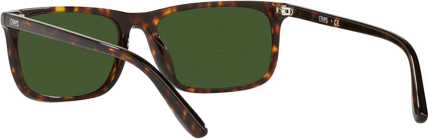 imageChaps Mens Cp5011u Universal Fit Rectangular Sunglasses