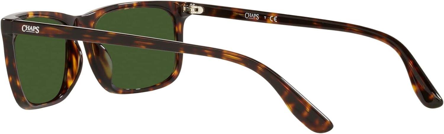 imageChaps Mens Cp5011u Universal Fit Rectangular Sunglasses