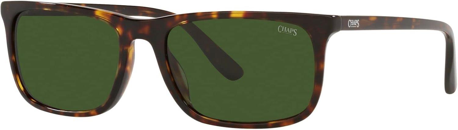 imageChaps Mens Cp5011u Universal Fit Rectangular Sunglasses