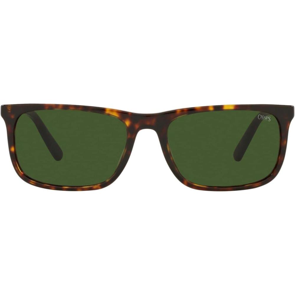 imageChaps Mens Cp5011u Universal Fit Rectangular Sunglasses