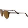 imageChaps Mens CP5002 Round Sunglasses Shiny Dark HavanaBrown Polarized 50 mm