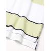 imageChaps Mens Classic Fit Cotton Mesh Everyday Polo ShirtGreen Stripe