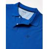 imageChaps Mens Classic Fit Cotton Mesh Everyday Polo ShirtLight Pacific Tide