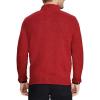 imageChaps Mens ClassicFit BlendZip Mockneck Sweater Red Twist XXLarge