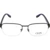 imageChaps Mens Cp2090 Rectangular Prescription Eyewear FramesSemishiny Navy BlueDemo Lens