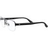 imageChaps Mens Cp2090 Rectangular Prescription Eyewear FramesShiny BlackDemo Lens