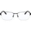 imageChaps Mens Cp2090 Rectangular Prescription Eyewear FramesShiny BlackDemo Lens