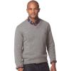imageChaps Mens Kent VNeck Sweater Small Steel Heat