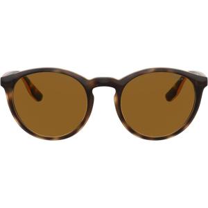 imageChaps Mens CP5002 Round Sunglasses Shiny Dark HavanaBrown Polarized 50 mm