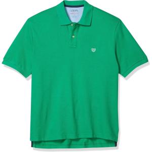 imageChaps Mens Classic Fit Cotton Mesh Everyday Polo ShirtJelly Bean