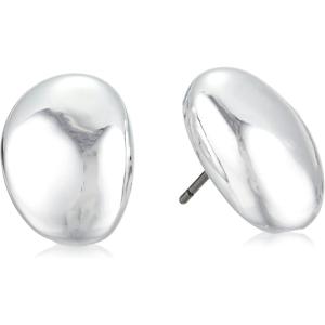 imageChaps Womens Nugget Stud Earrings Silver