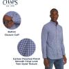 imageChaps Mens Classic Fit Long Sleeve Button Down Stretch Poplin Casual ShirtRoyal Blue