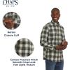 imageChaps Mens Classic Fit Long Sleeve Button Down Stretch Poplin Casual ShirtThyme