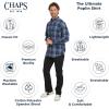 imageChaps Mens Classic Fit Long Sleeve Button Down Stretch Poplin Casual ShirtTwilight