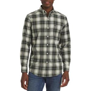 imageChaps Mens Classic Fit Long Sleeve Button Down Stretch Poplin Casual ShirtThyme