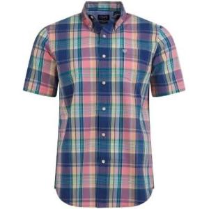 imageChaps Mens and Big Mens Short Sleeve CVC Woven Shirt Sizes S3XL