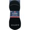 imageChaps Mens Premium Cotton Liner  2 Pair Pack Cushion Comfort Sole And Solid Color Dress Sock Black 612 US