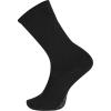 imageChaps Mens Rib Solid Color Cotton and Breathable Mesh Crew Socks 16 Pair PacksBlack 1 Pair