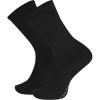 imageChaps Mens Rib Solid Color Cotton and Breathable Mesh Crew Socks 16 Pair PacksBlack 2 Pairs