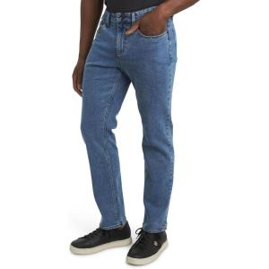 imageChaps Mens 5 Pocket Relaxed Fit Stretch Waist Denim JeansMedium Stone Wash