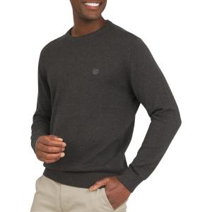 imageChaps Mens Classic Fit Long Sleeve Cotton Jersey Midweight Crewneck Sweater SXXLCharcoal Heather