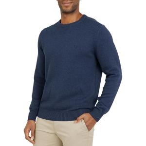 imageChaps Mens Classic Fit Long Sleeve Cotton Jersey Midweight Crewneck Sweater SXXLNavy Heather
