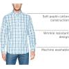 imageNautica Mens Classic Button Down ShirtBlue  Green  White