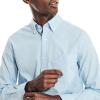 imageNautica Mens Classic Button Down ShirtNoon Blue