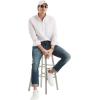 imageNautica Mens Classic Button Down ShirtPlaid Oasis PinkBlue