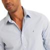 imageNautica Mens Classic Button Down ShirtPrint Crystal Blue