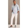 imageNautica Mens Classic Button Down ShirtPrint Crystal Blue