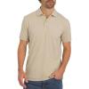 imageChaps Mens Everyday Classic Fit Stretch Active Performance Polo ShirtPale Khaki
