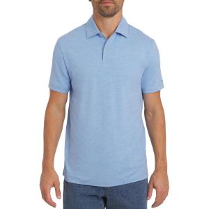 imageChaps Mens Everyday Classic Fit Stretch Active Performance Polo ShirtAzure