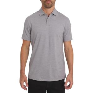 imageChaps Mens Everyday Classic Fit Stretch Active Performance Polo ShirtLight Gray Heather
