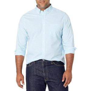 imageNautica Mens Classic Button Down ShirtCool Breeze