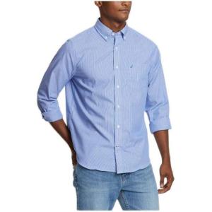 imageNautica Mens Classic Button Down ShirtFrench Blue