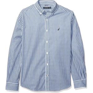 imageNautica Mens Classic Button Down ShirtPorthole Blue