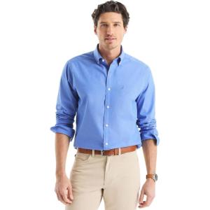 imageNautica Mens Classic Button Down ShirtThe French Blue