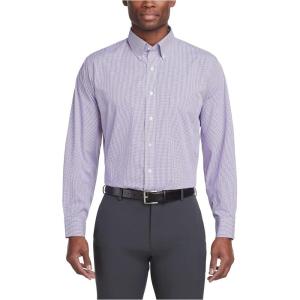 imageVan Heusen Mens Dress Shirt Regular Fit Pinpoint StripeAmethyst