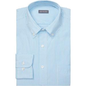 imageVan Heusen Mens Dress Shirt Regular Fit Pinpoint StripePeriwinkle