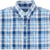 imageChaps Mens Short Sleeve Woven Shirt US Alpha Medium Regular Regular Light Blue