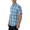 imageChaps Mens Short Sleeve Woven Shirt US Alpha Medium Regular Regular Light Blue
