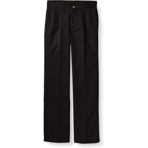 image:imageChaps Boys School Uniform Pleated Twill PantBlack