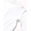 image:imageChaps Girls School Uniform Long Sleeve Interlock PoloWhite