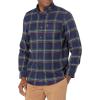 image:imageChaps Mens Classic Fit Long Sleeve Performance Flannel ShirtPineneedle Plaid
