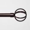 image:imageChaps Home Cage  Diameter Window Curtain Rod and Finial Set Oil Rubbed Bronze Adjustable 3566Oil Rubbed Bronze