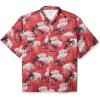 image:imageChaps Mens Regularfit Short Sleeve Untucked Performance SportshirtSlate Rose Multi