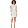 image:imageChaps Womens Floral Crepe Sheath Dress Wiley Jungle 12