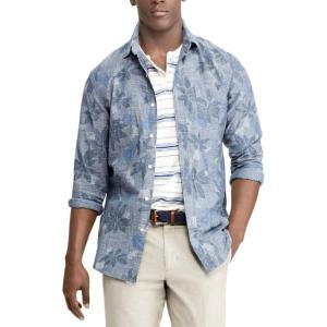 image:imageChaps Mens ClassicFit Woven ButtonDown Shirt Blue XLarge